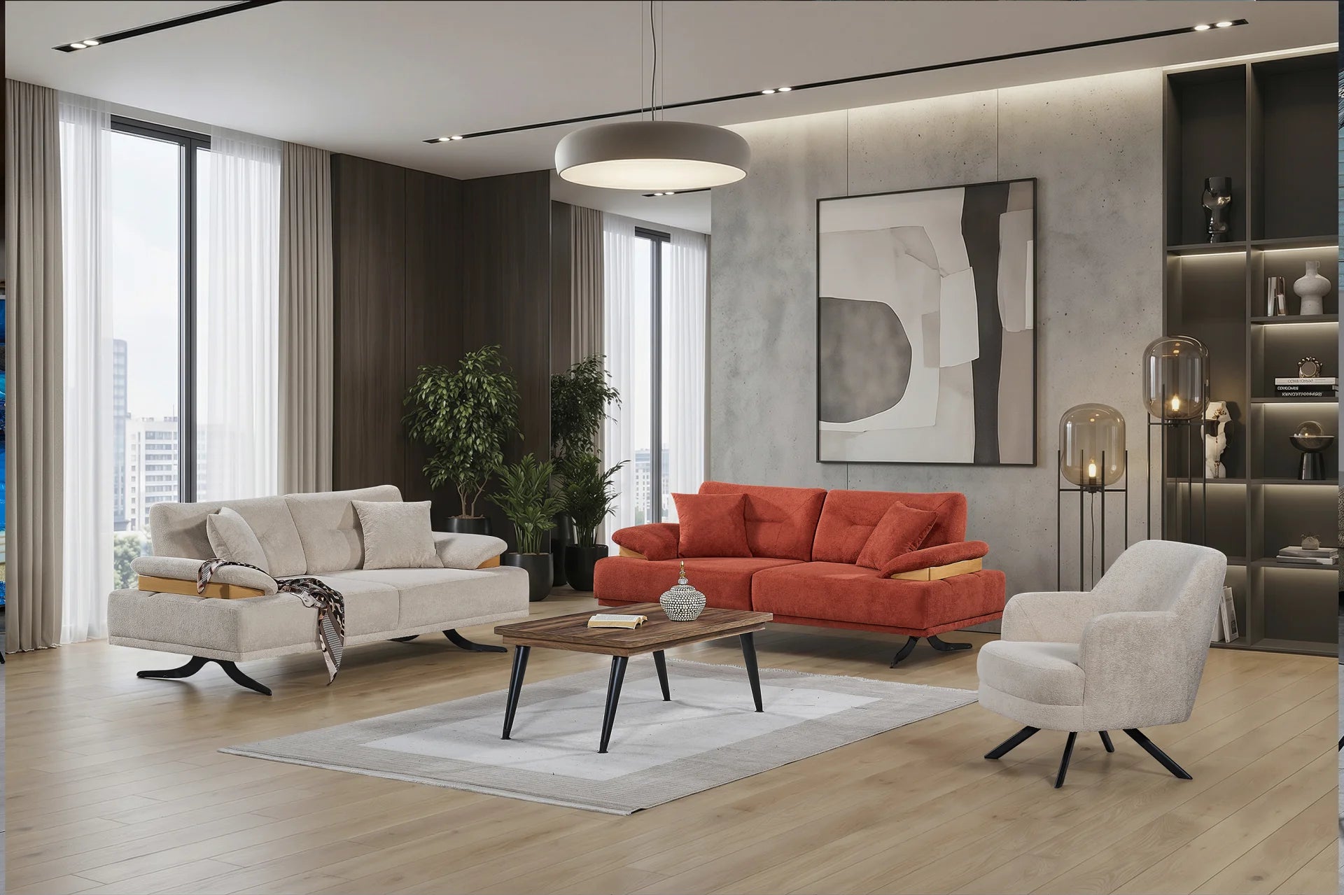 Atlas Sofagarnitur Komplettset
