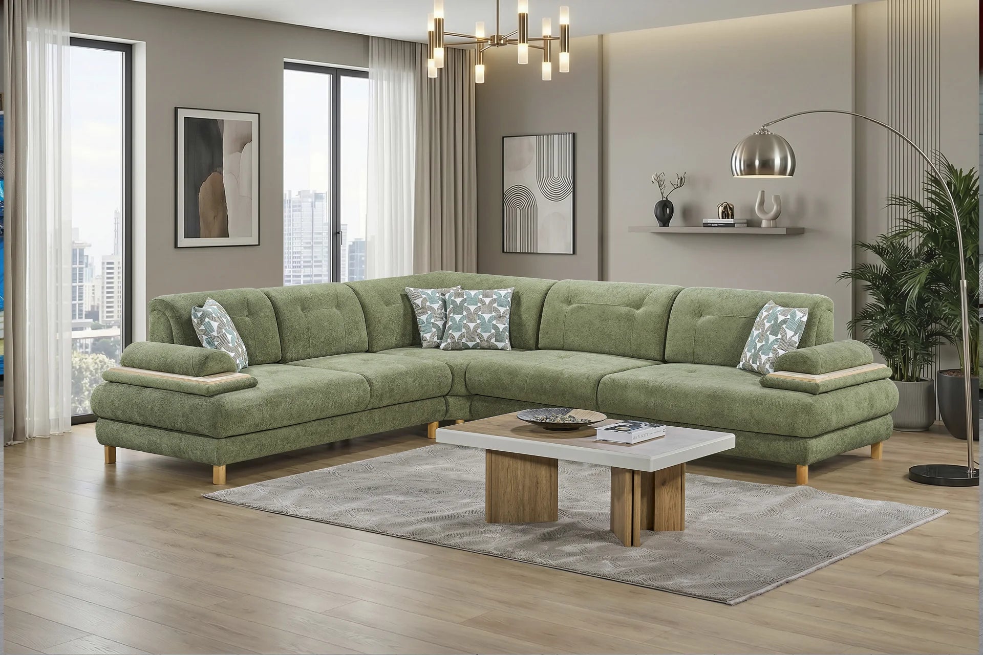 Tuna Ecksofa 2-Sitzer Sofa
