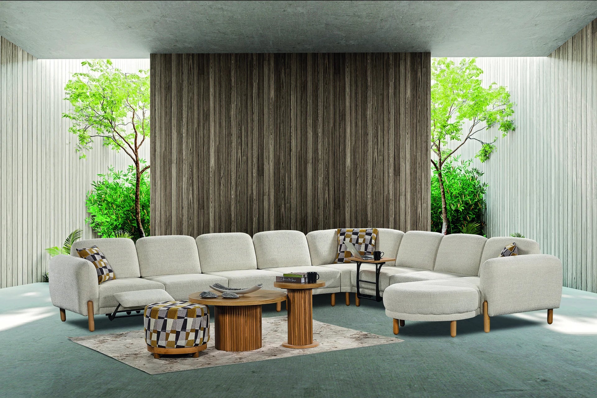 Akua Ecksofa Modul mit Armlehne