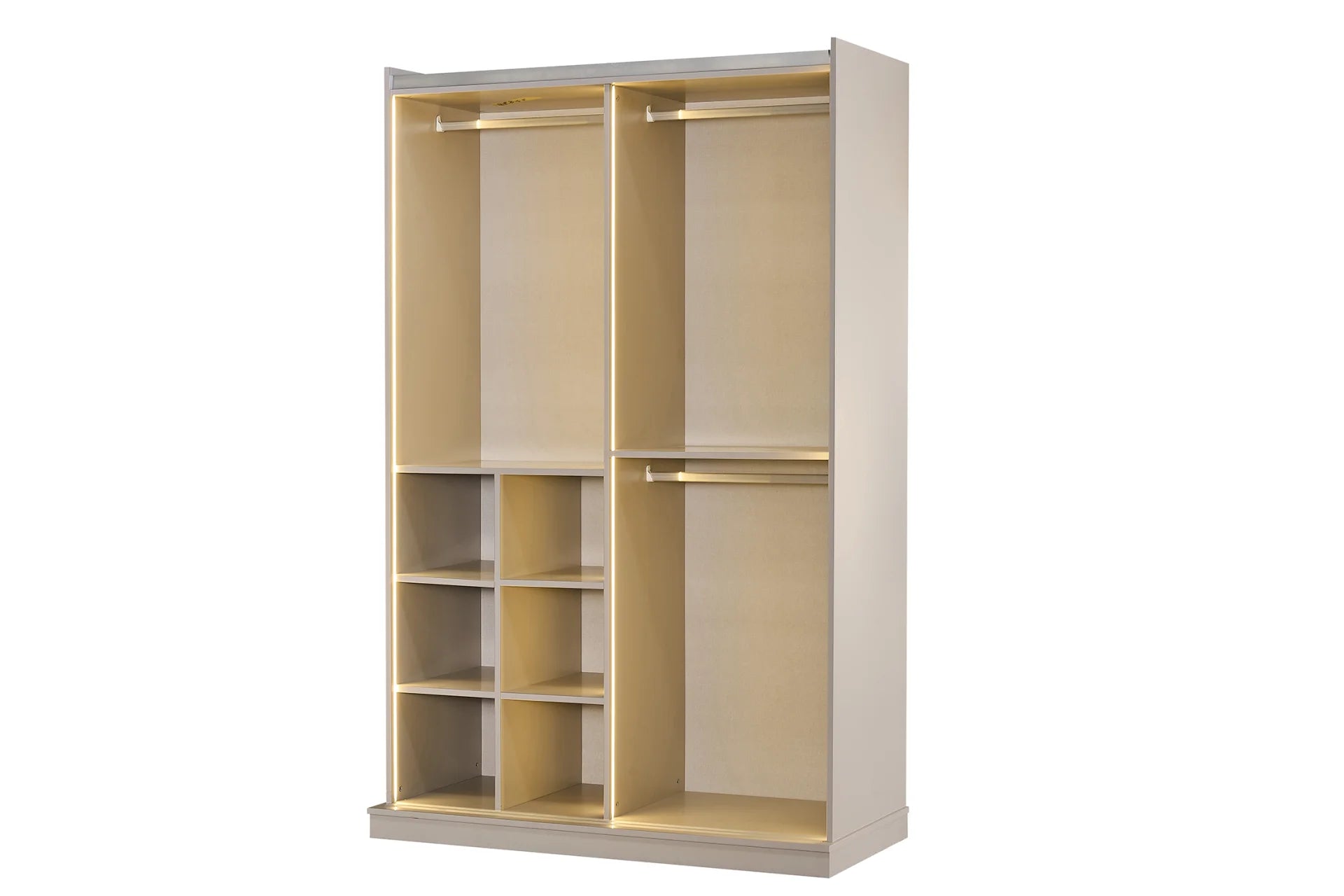 Schiebeschrank 180 cm (Glastür)