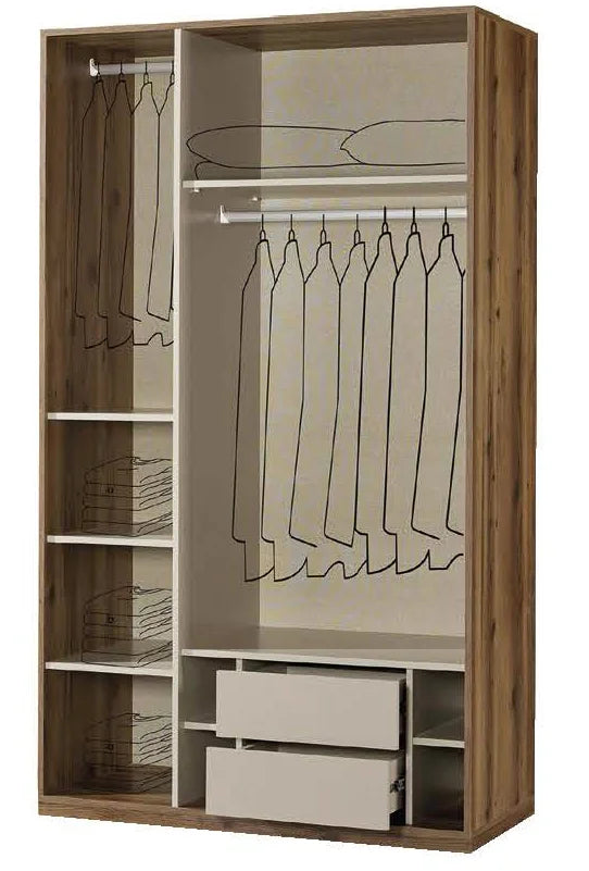 Pella 6-türiger Kleiderschrank
