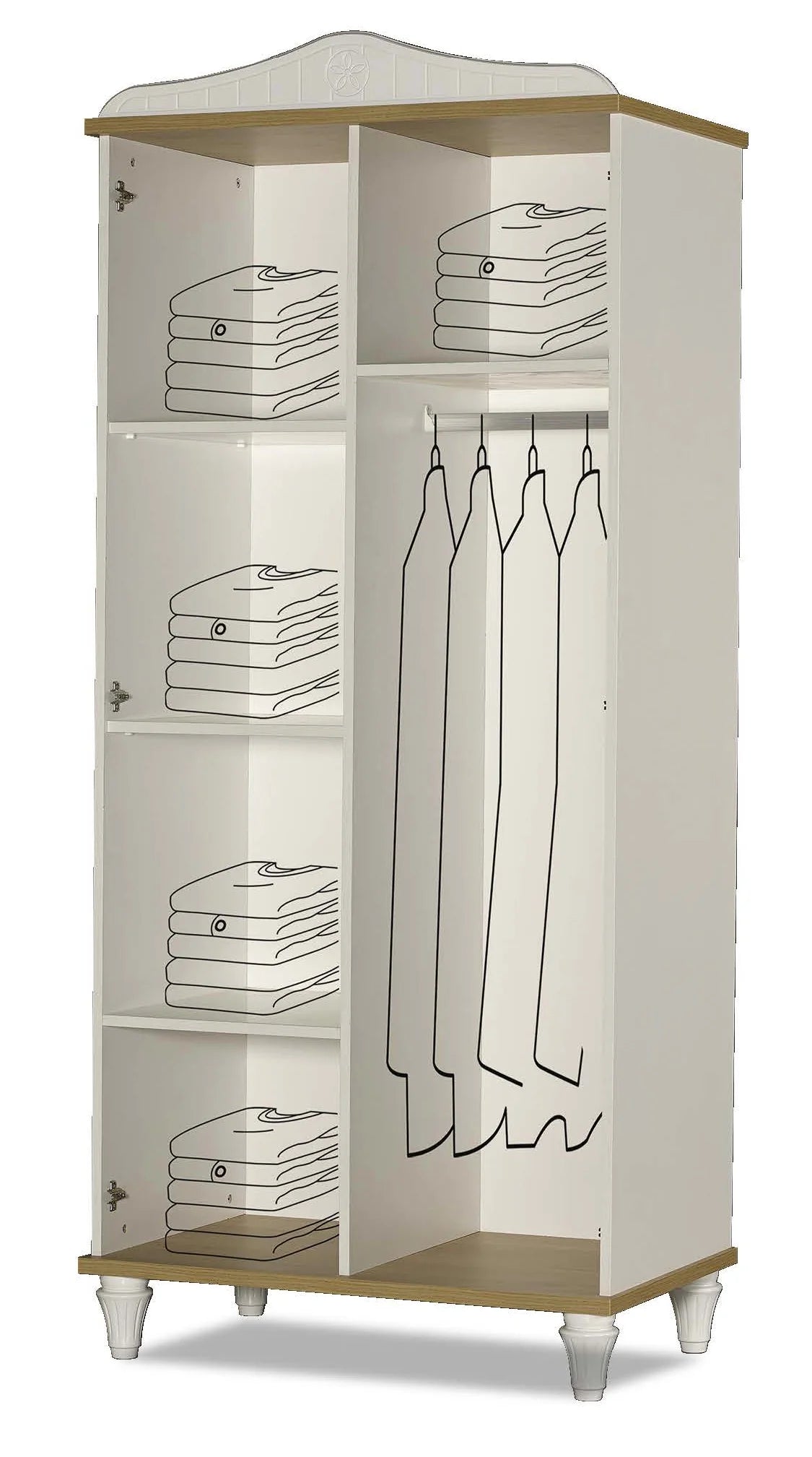 Rüya 2-türiger Kleiderschrank