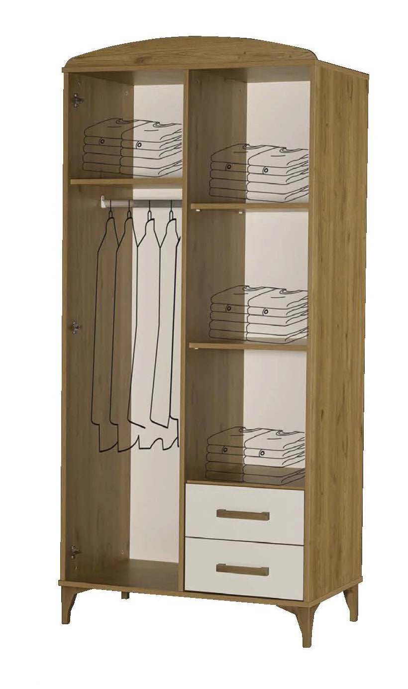 Karmen 2-türiger Kleiderschrank