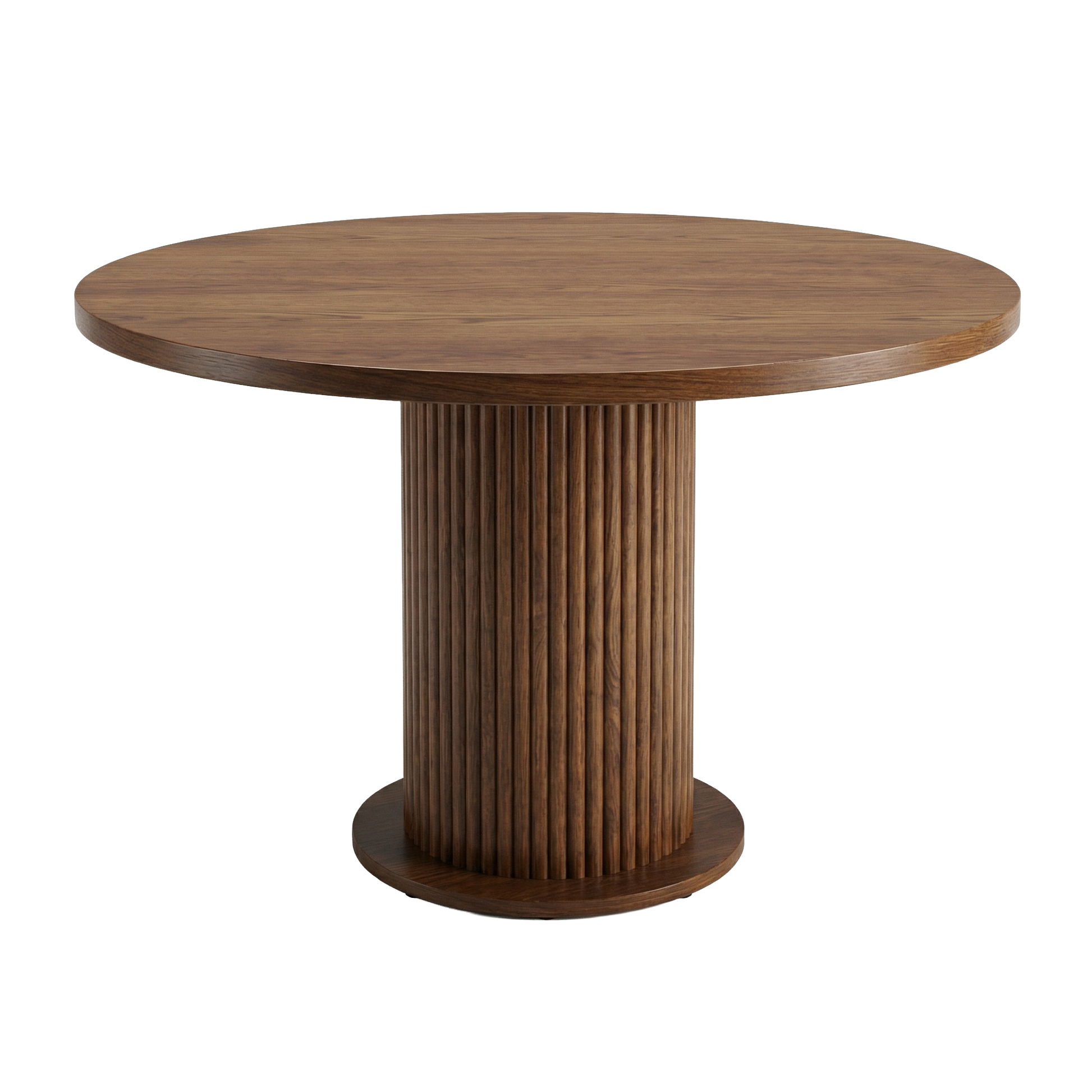 Esstisch Aqua Rund – Dunkles Holz