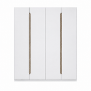 Athena 4-türiger Schrank (Holztür)