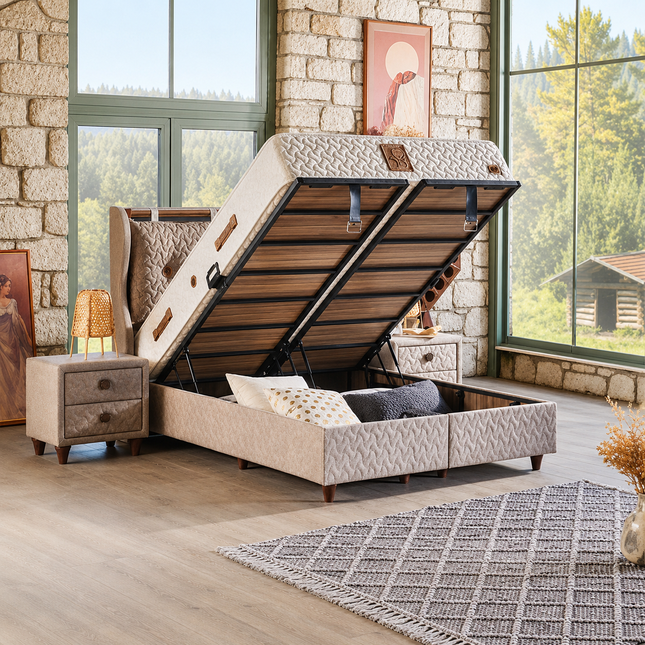 Comfort Life Bett-Set mit Matratze