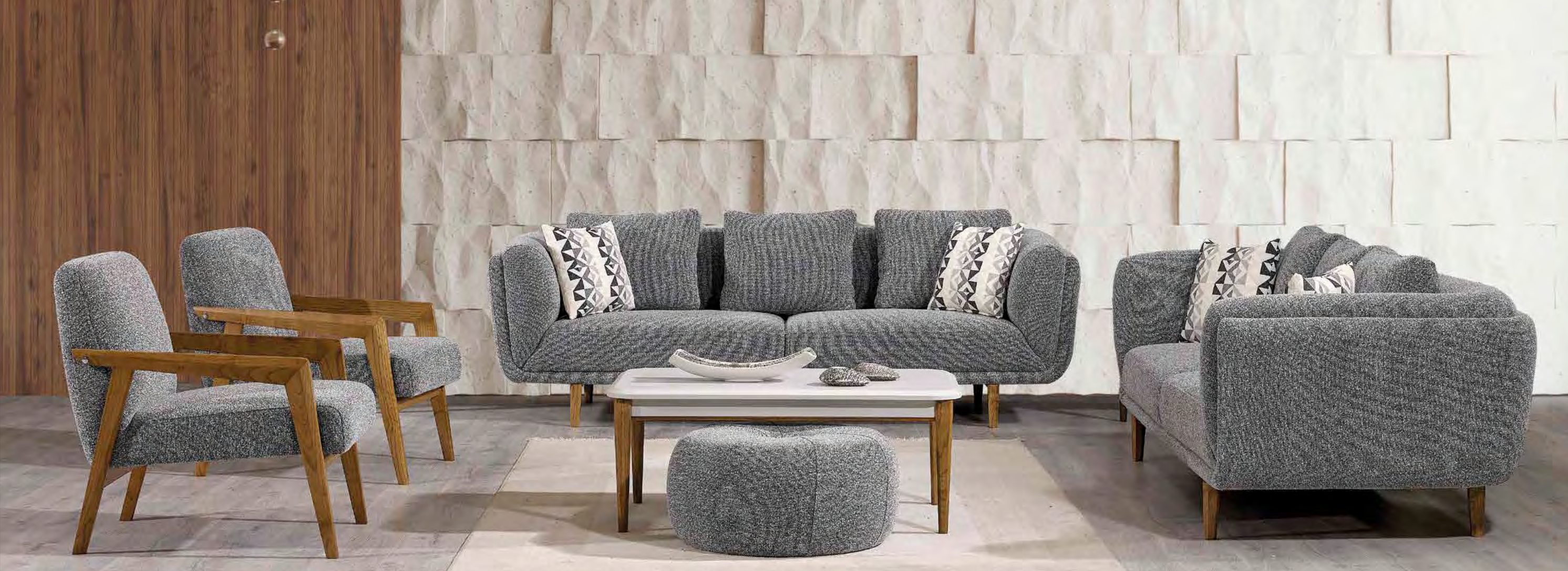 Roda Sofa Set – Pouf