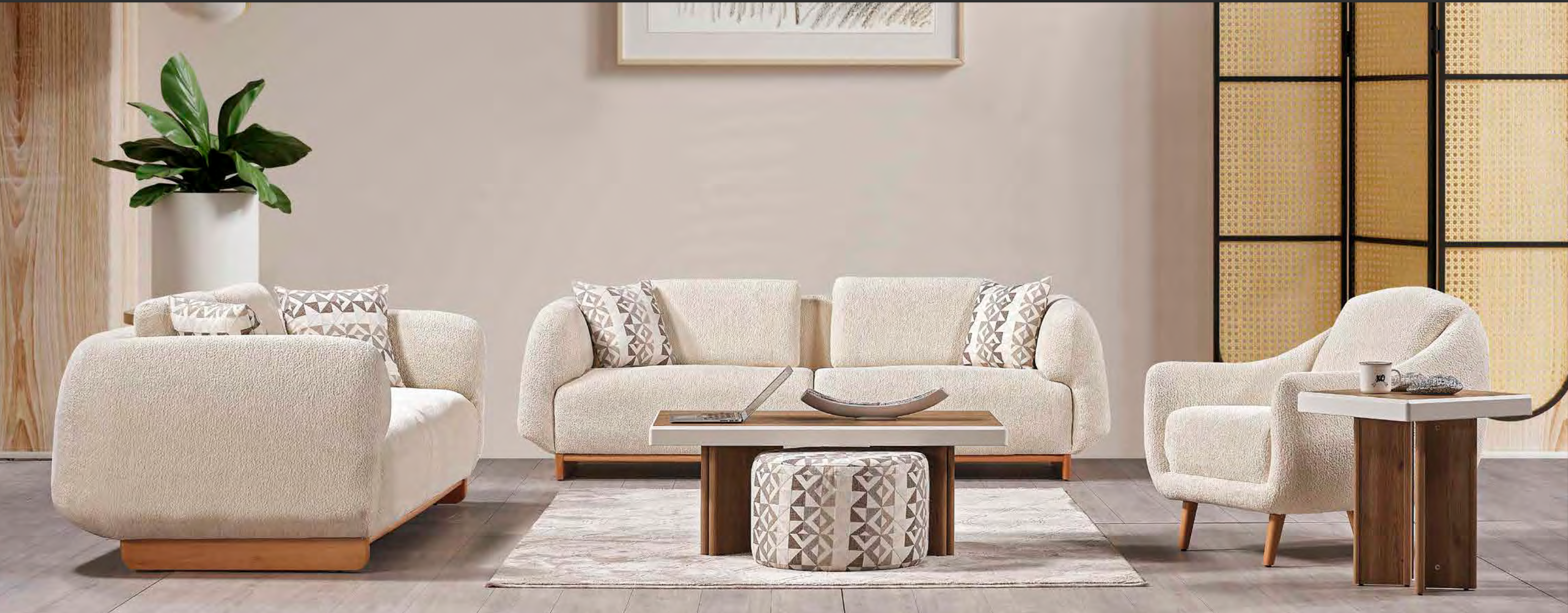 Tuna Sofagarnitur Hocker