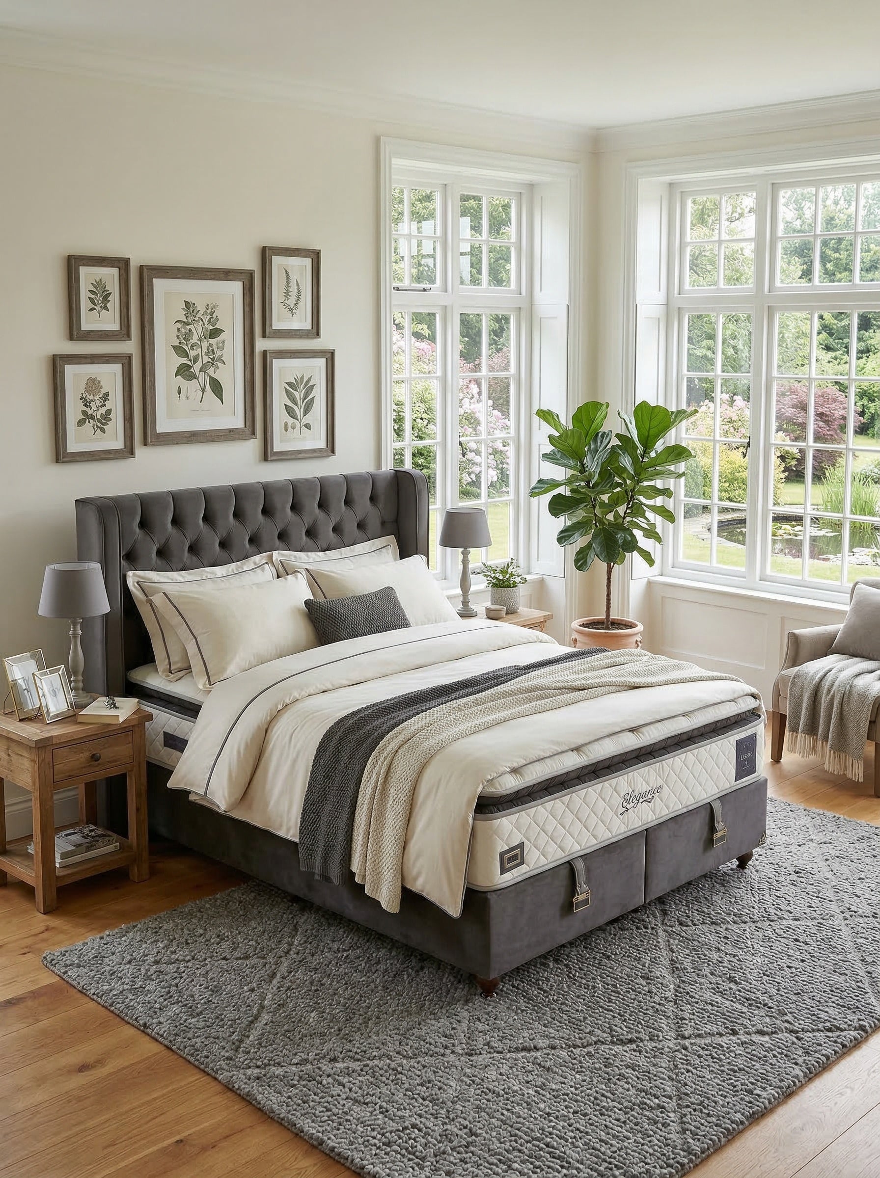 Elegance Bett-Set mit Matratze