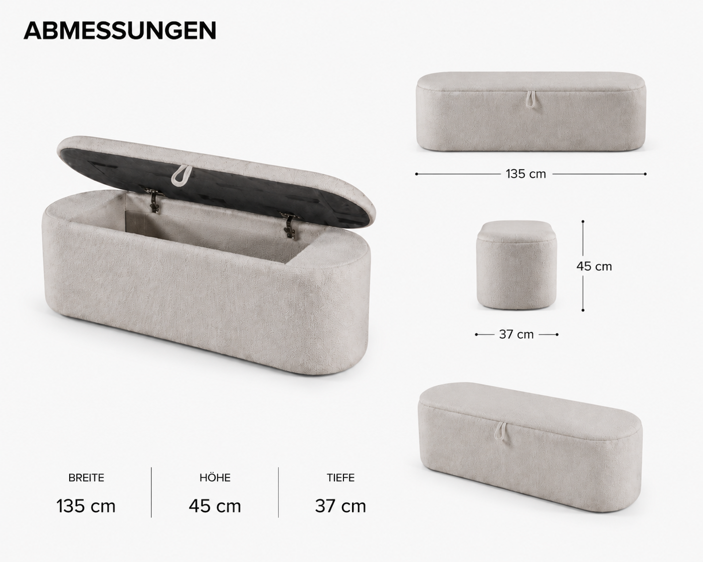 Estiva Kommoden-Pouf