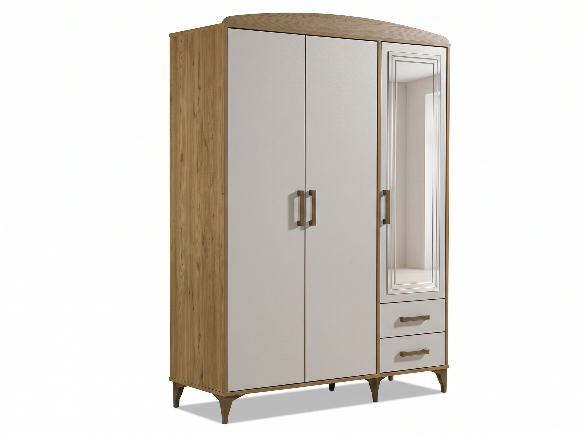 Karmen 3-türiger Kleiderschrank