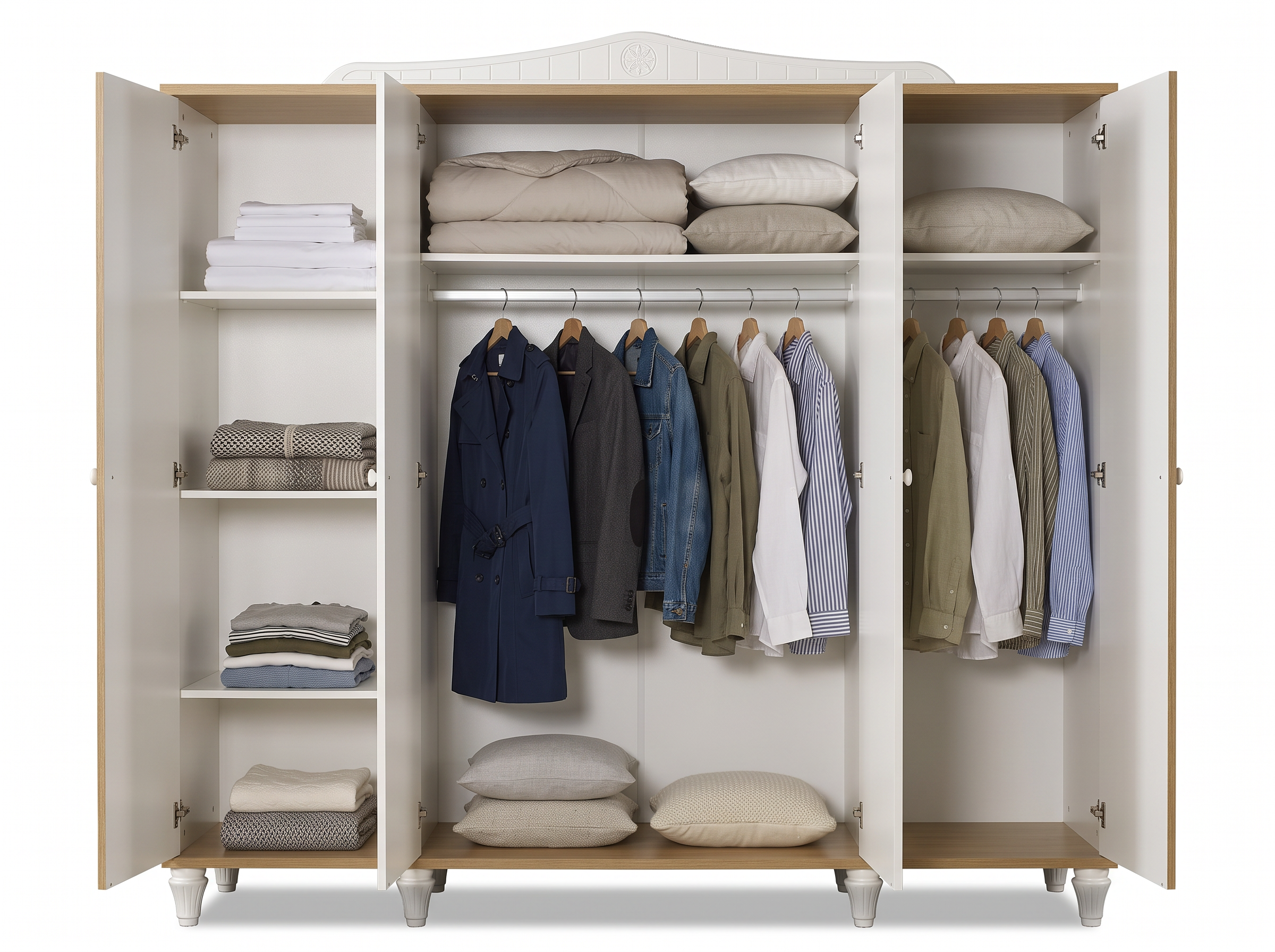 Karmen 3-türiger Kleiderschrank