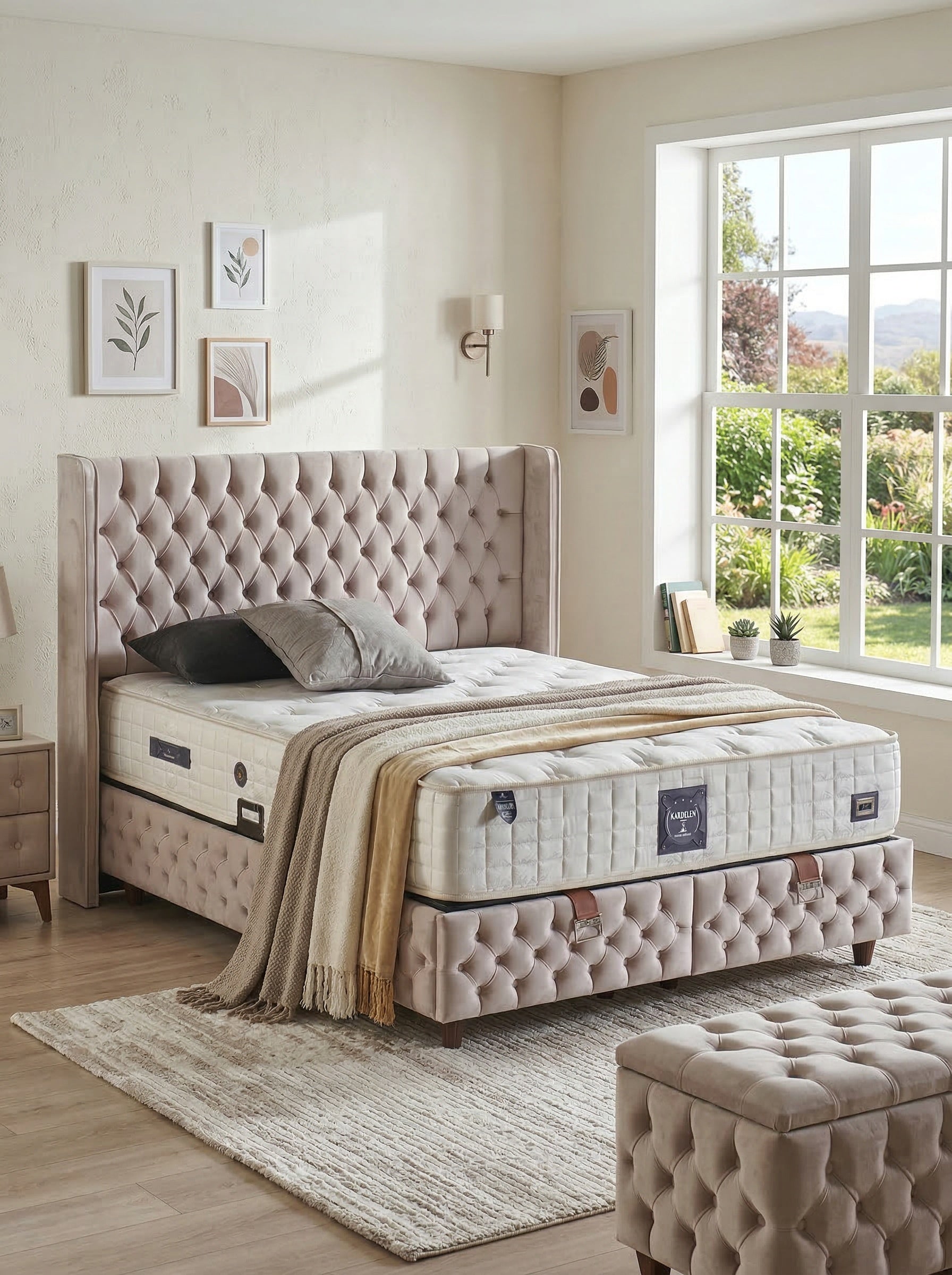 Kardelen Plus Bett-Set mit Matratze