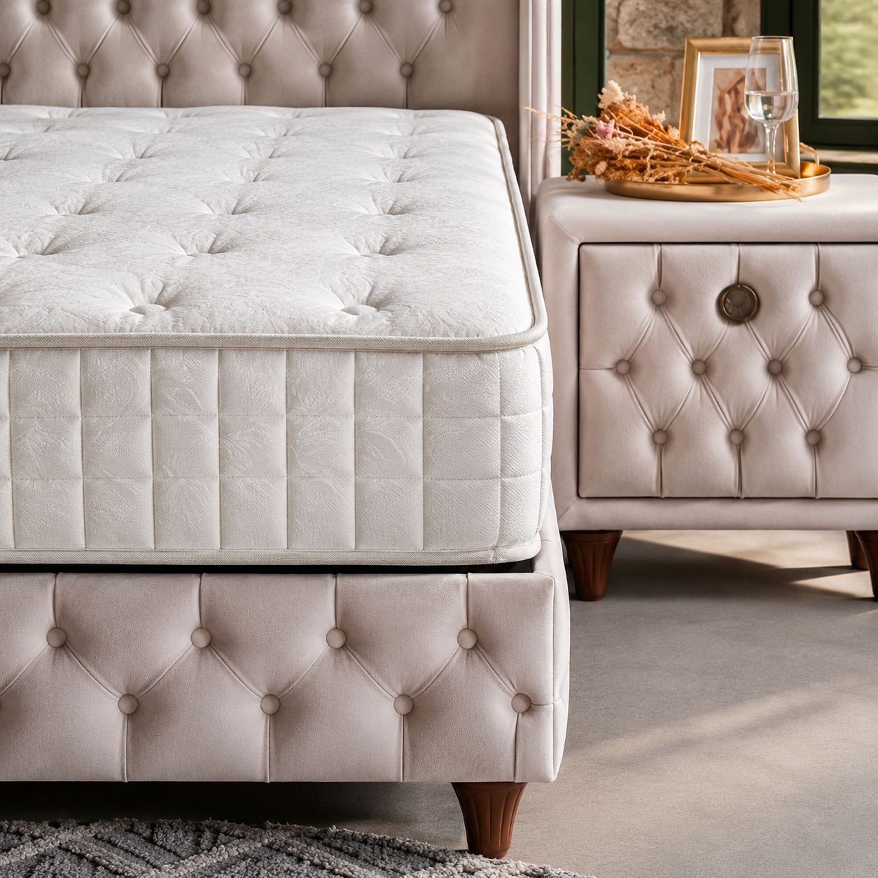 Kardelen Plus Bett-Set mit Matratze
