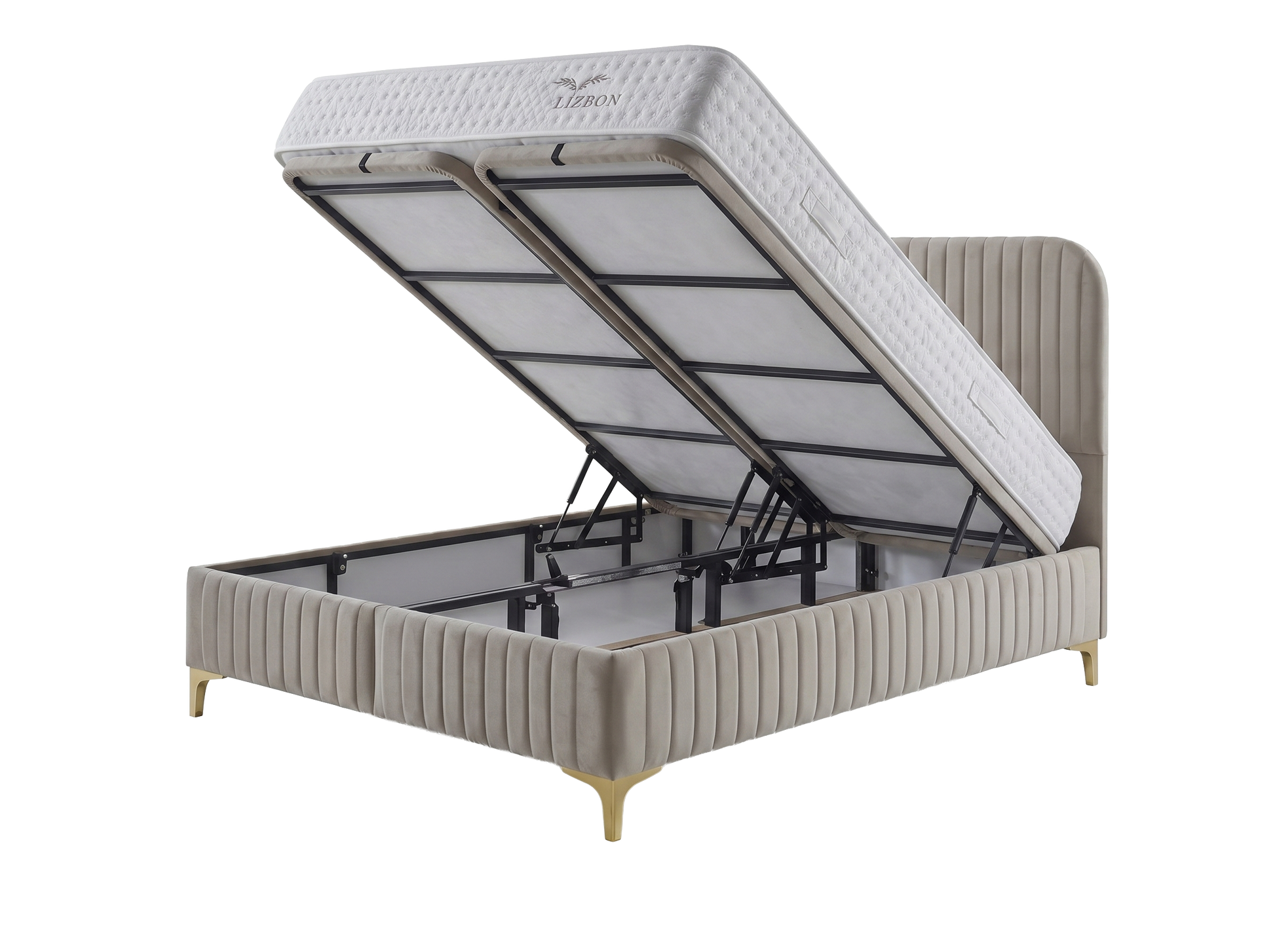 Lizbon Bett-Set mit Matratze