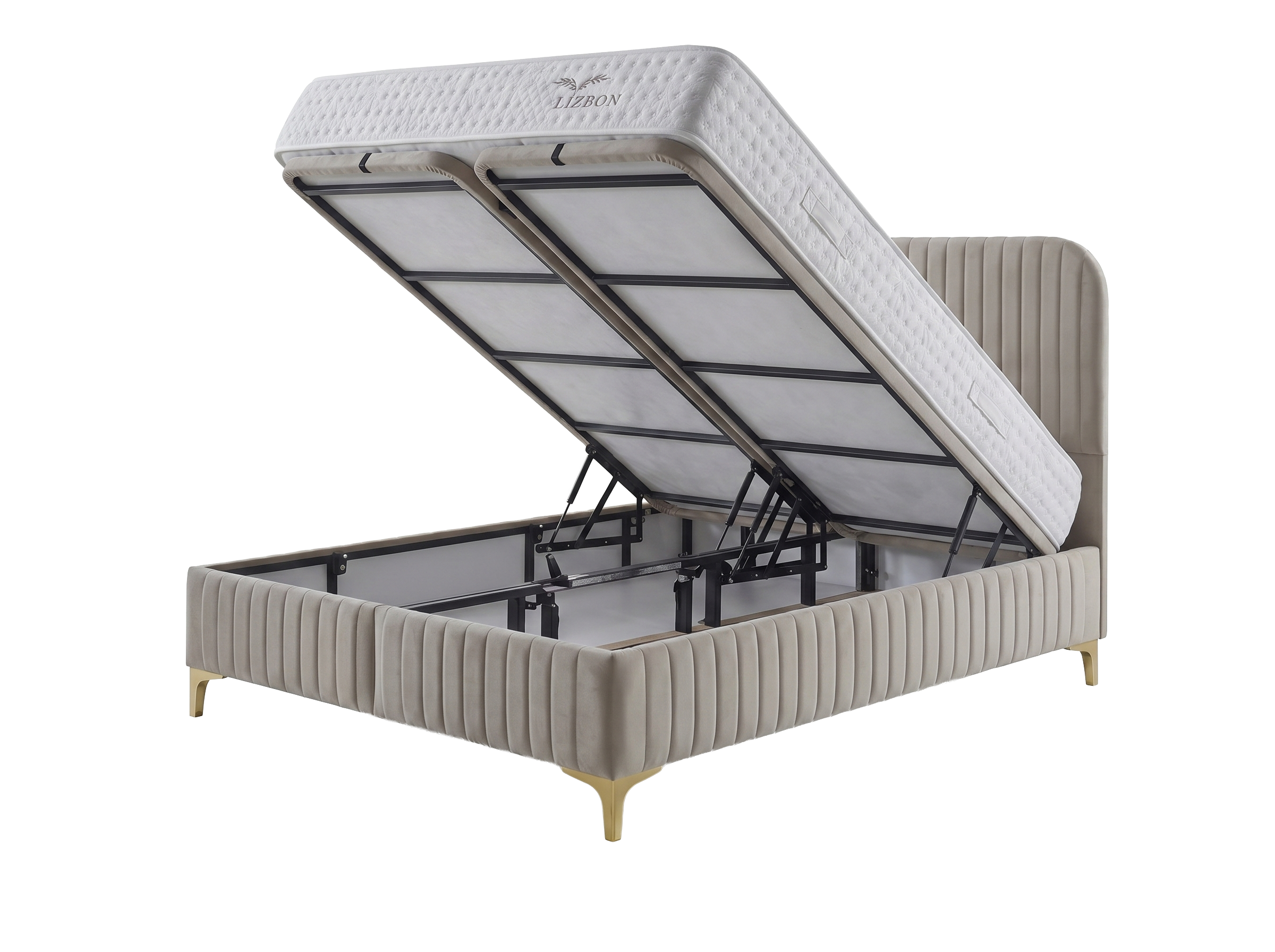 Lizbon Bett-Set mit Matratze