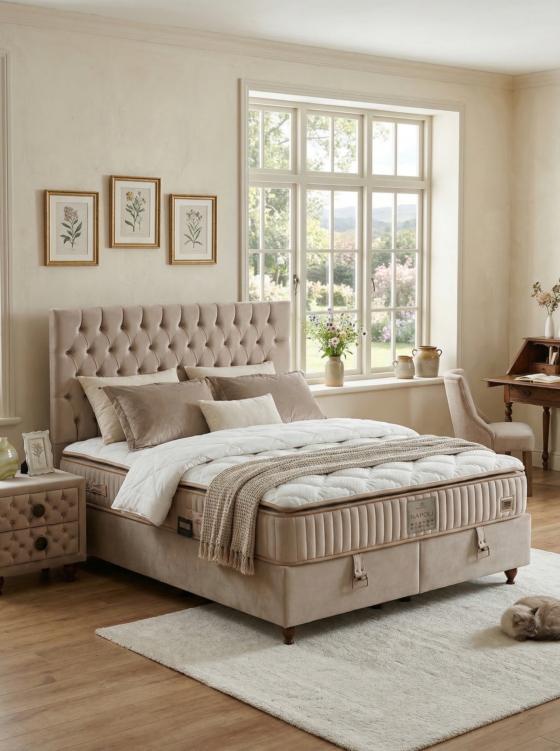 Napoli Bett-Set mit Matratze