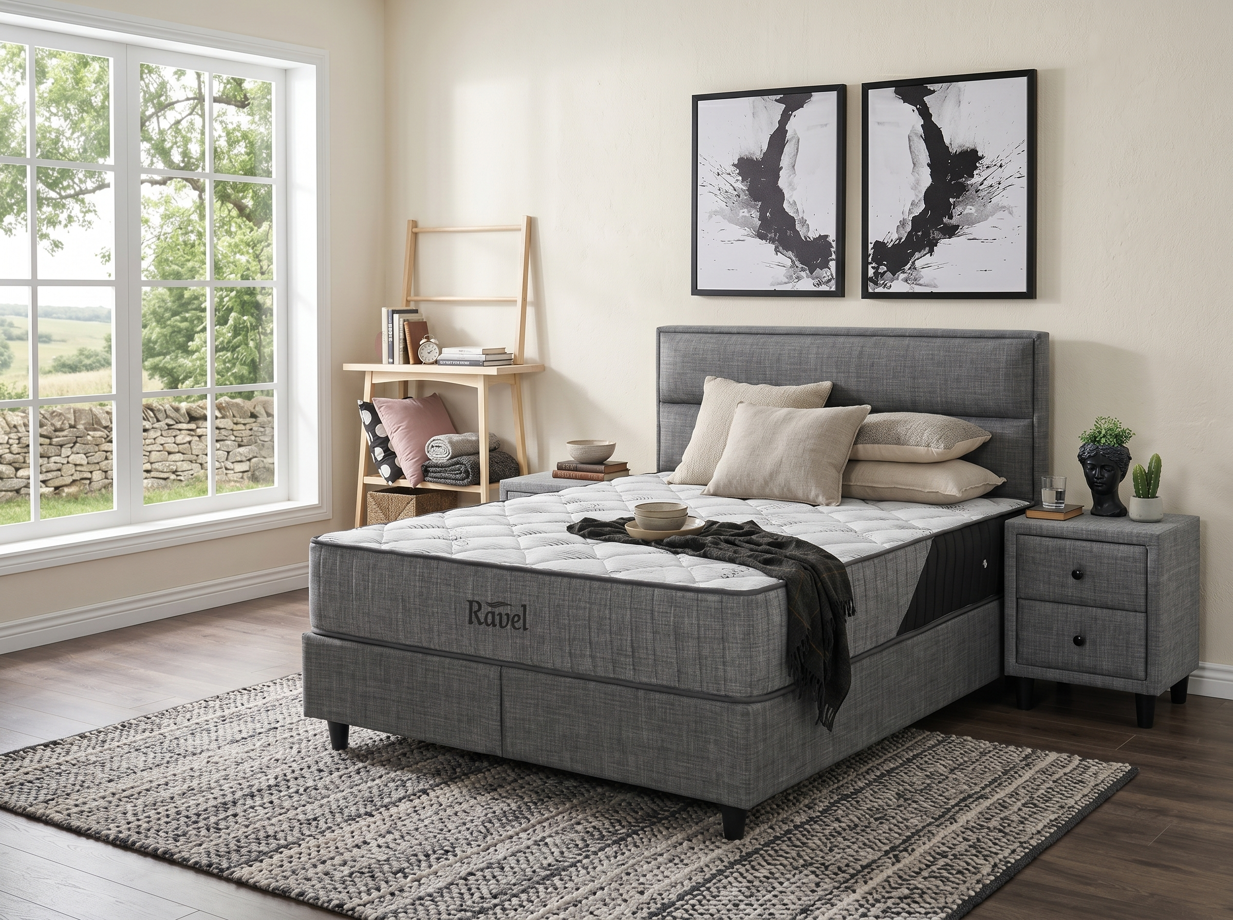 Ravel Bett-Set mit Matratze