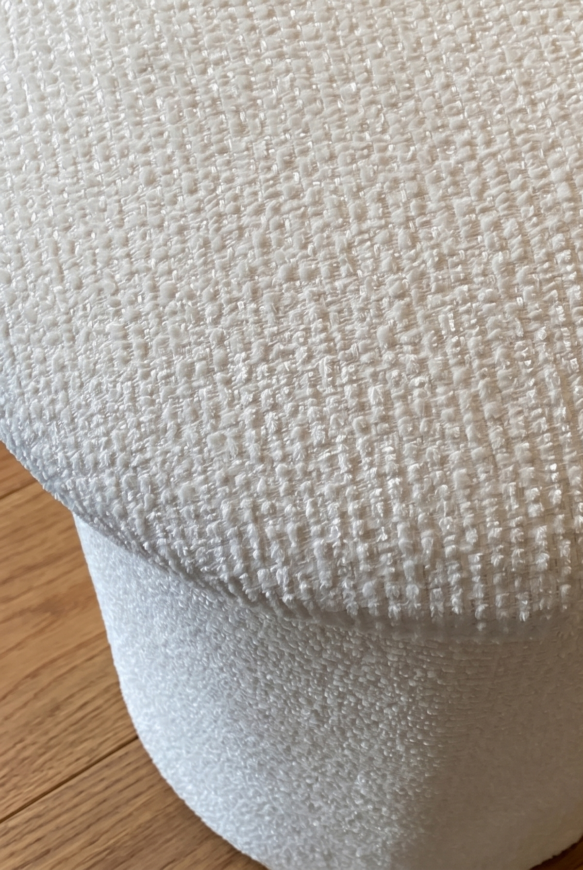 Schlafzimmer Sitzpouf Weiss