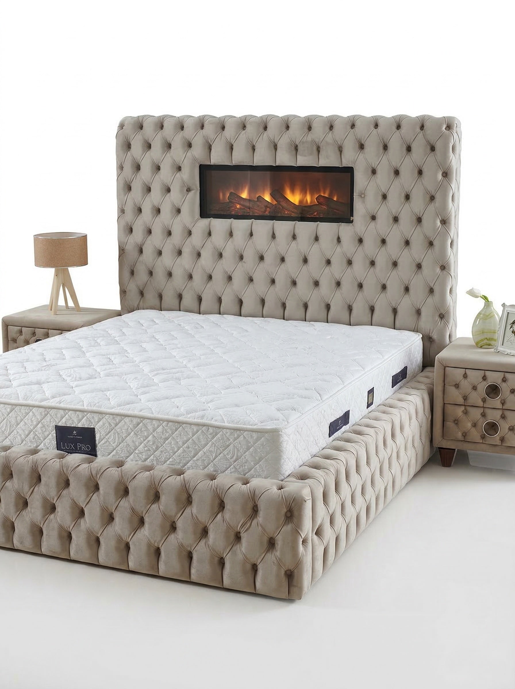 Sömineli Lux Bett-Set mit Matratze