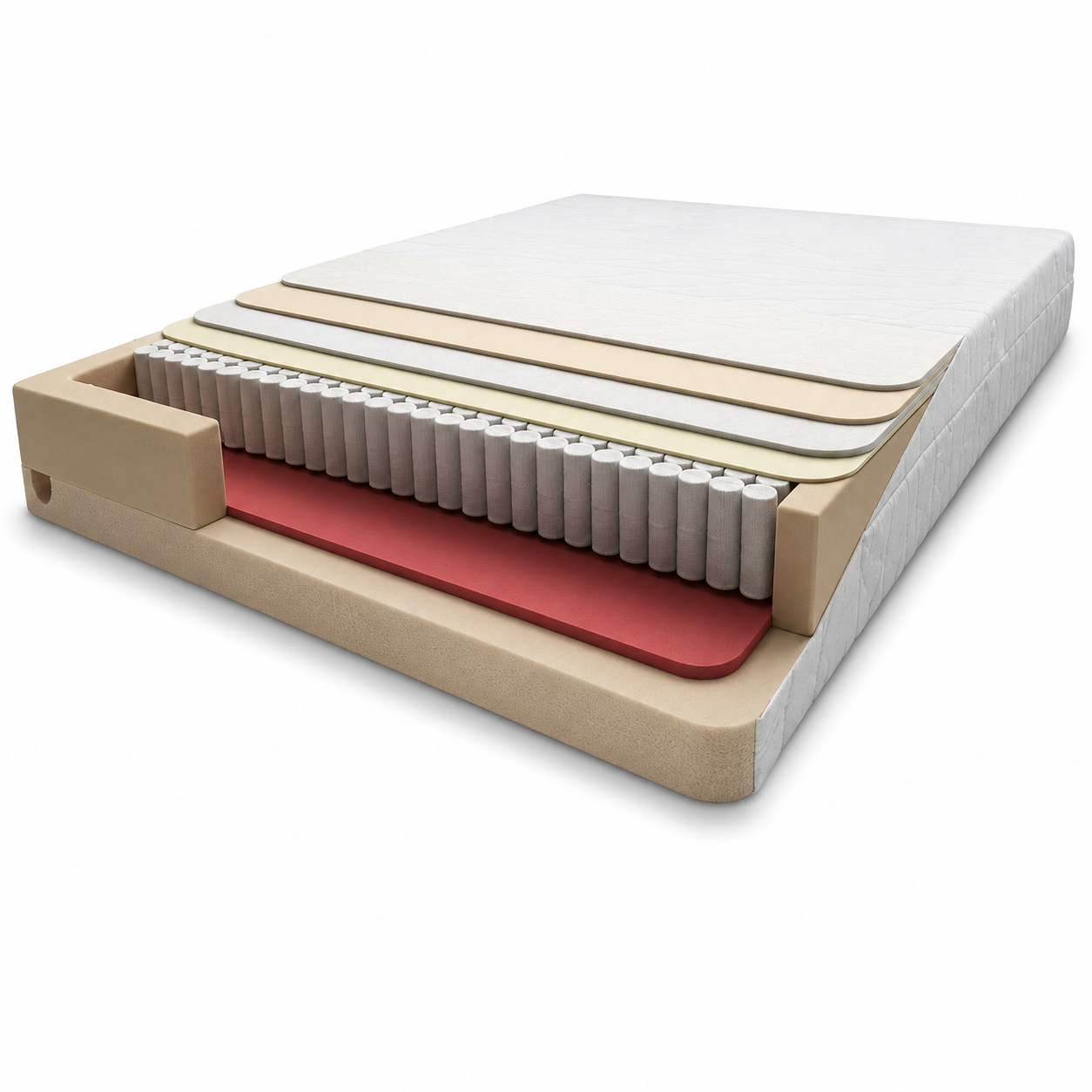 Visco Plus Bett-Set mit Matratze