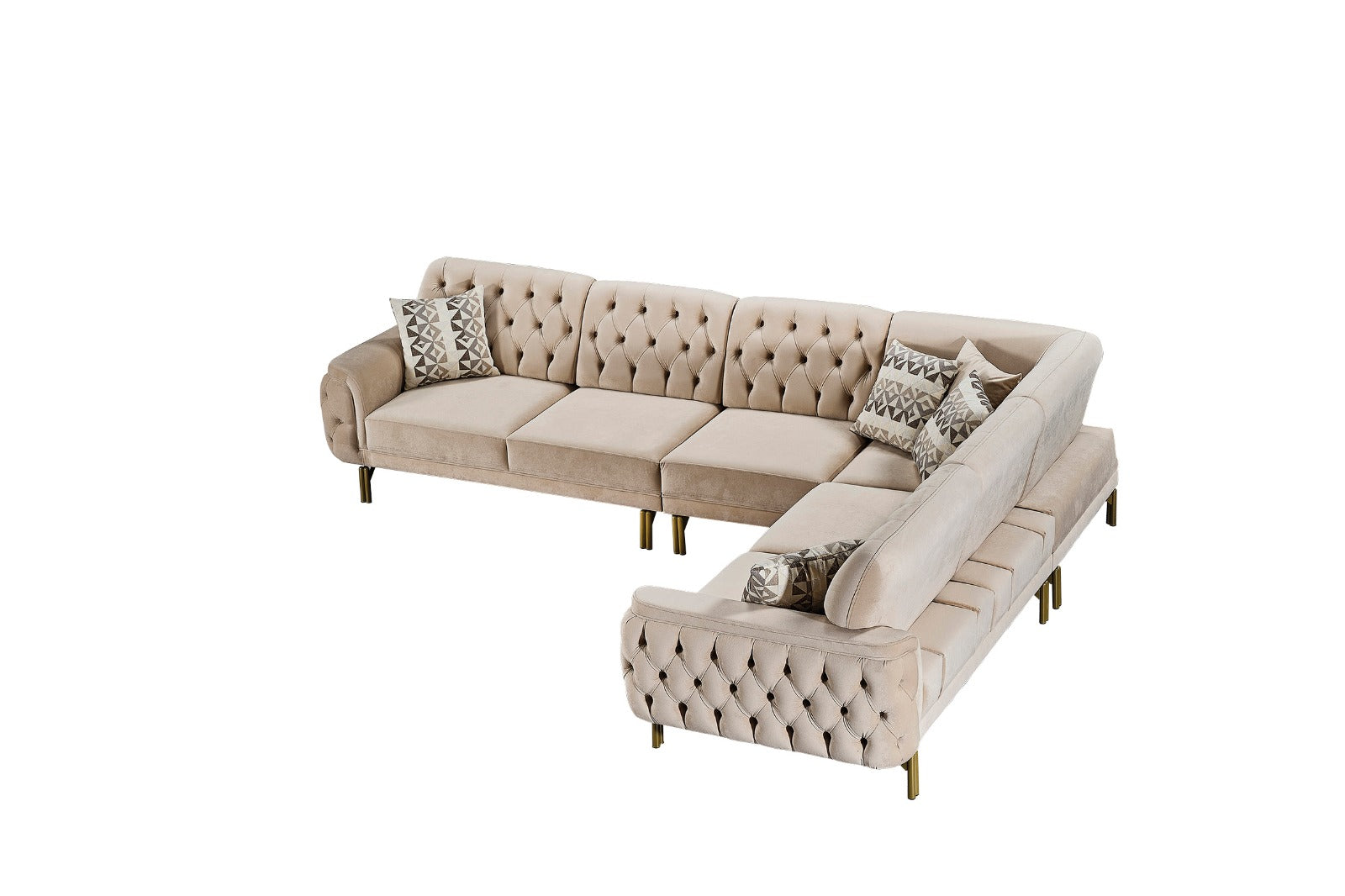 Lexus Gestepptes Ecksofa