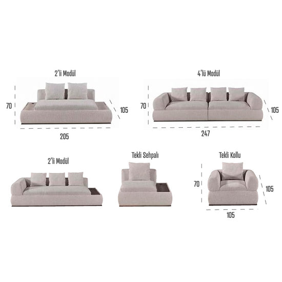 Truva Sofa Set